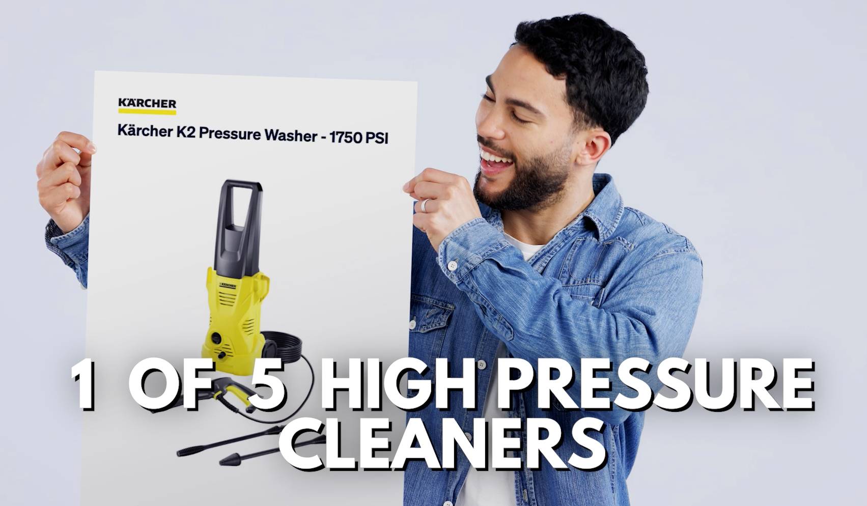 5 x High Pressure Cleaners and 5 Wash Packs to be Won 